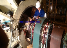 Repairing shaft by brush plating ，on site repairing large shafts