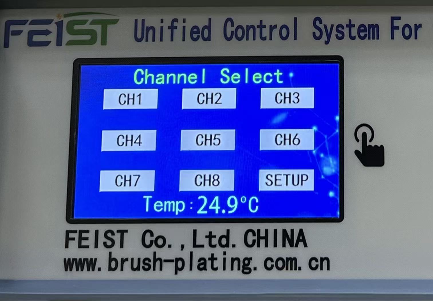 Pump for brush plating